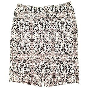 Merona Womens Pencil Skirt Animal Print size 4 NWOT JH1267